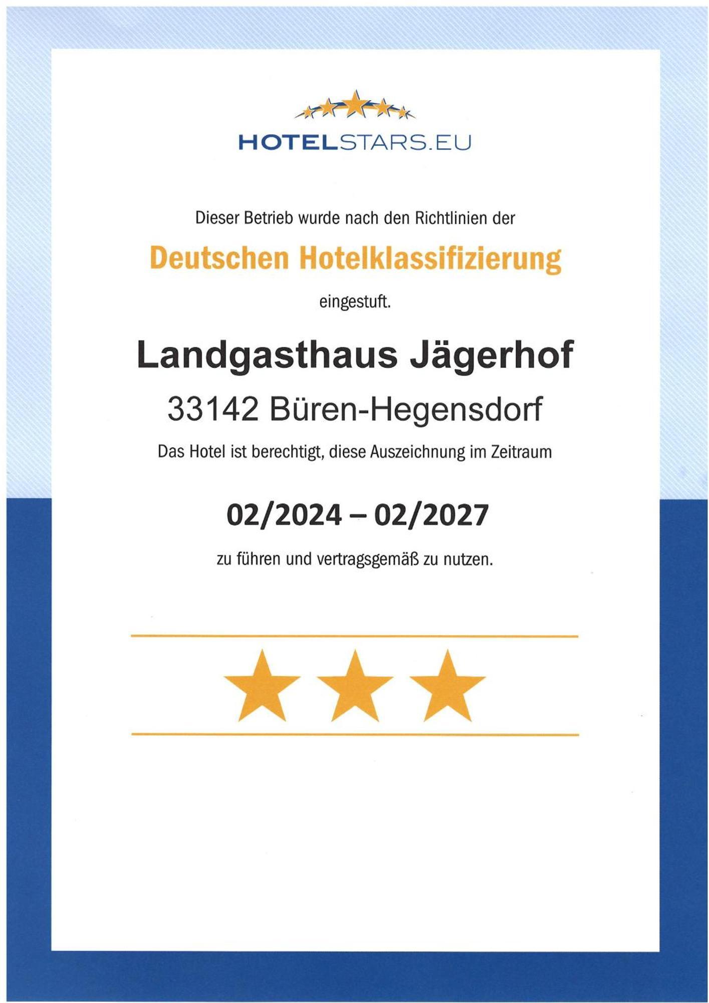 Landgasthaus Jaegerhof Bueren  Zewnętrze zdjęcie